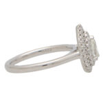 Pear Cut Diamond Double Halo Ring