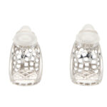 Vintage Cartier Nouvelle Vague Diamond Earrings