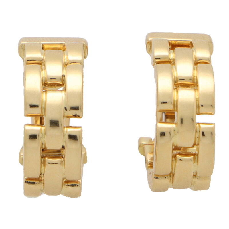 Vintage Cartier Maillon Earrings