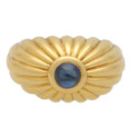 Vintage Cartier Sapphire Bombé Ring