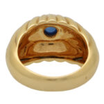 Vintage Cartier Sapphire Bombé Ring