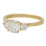 Certified Diamond Three Stone Ring