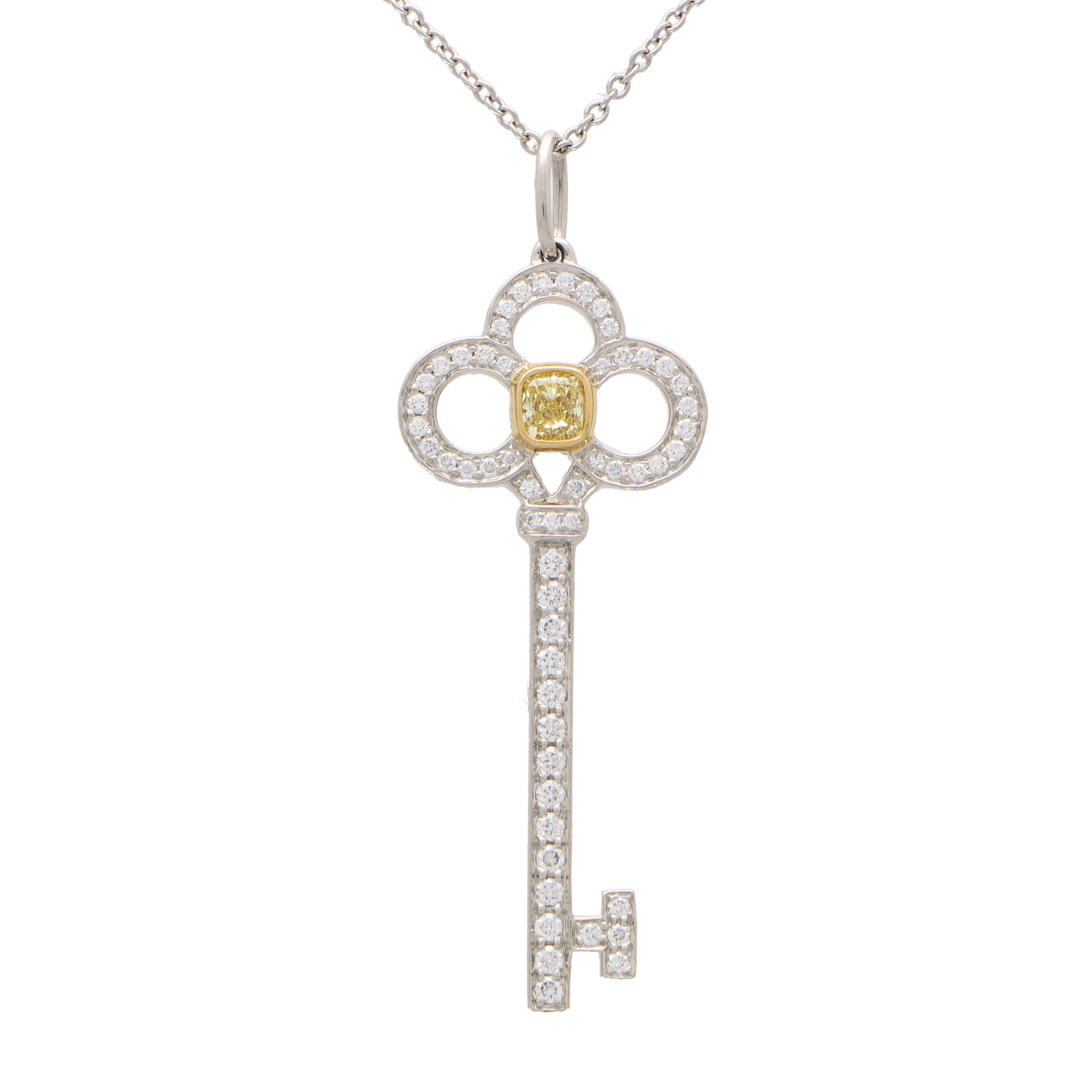 Vintage Tiffany & Co. Yellow Diamond Key Pendant at Susannah Lovis ...