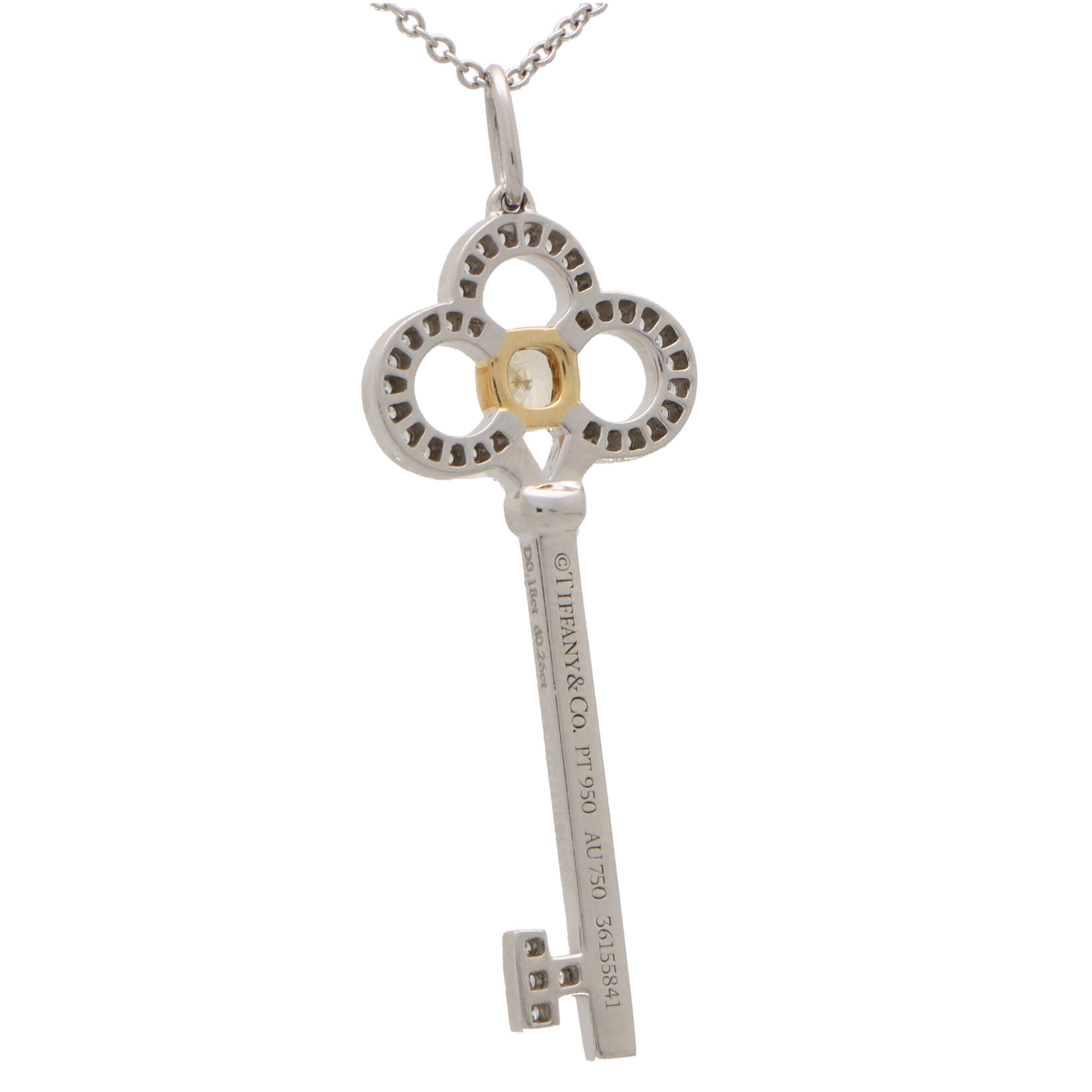 Vintage Tiffany & Co. Yellow Diamond Key Pendant at Susannah Lovis ...