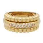 Vintage Piaget Diamond Bombe Ring