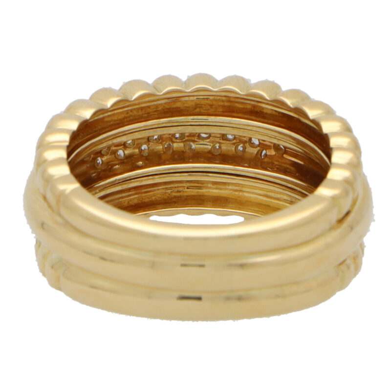 Vintage Piaget Diamond Bombe Ring