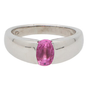 Vintage Boucheron Pink Sapphire Ring