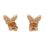 Contemporary Diamond Butterfly Stud Earrings