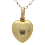 Late Victorian Old Cut Diamond and Pearl Heart Pendant