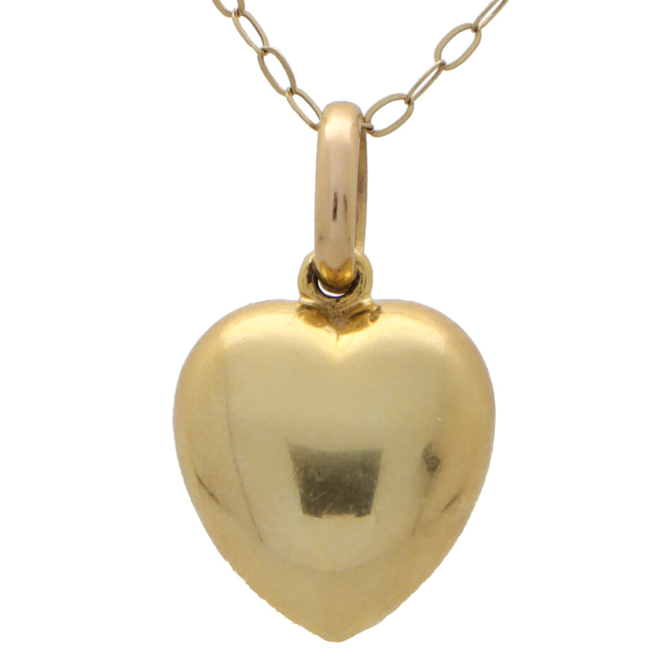Late Victorian Old Cut Diamond and Pearl Heart Pendant