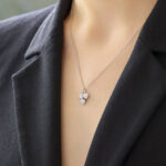 Vintage Tiffany & Co. Petals Diamond Pendant