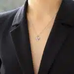 Vintage Tiffany & Co. Petals Diamond Pendant