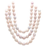 Three Strand Baroque Pearl Necklace