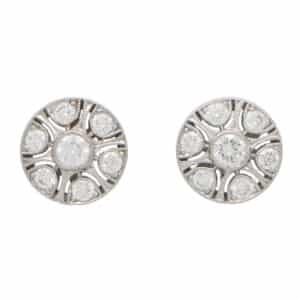 Convertible Pearl and Diamond Drop Stud Earrings