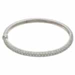 Vintage Tiffany & Co. 'Etoile' Diamond Hinged Bangle