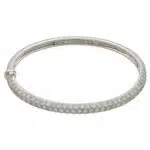 Vintage Tiffany & Co. 'Etoile' Diamond Hinged Bangle
