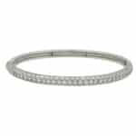 Vintage Tiffany & Co. 'Etoile' Diamond Hinged Bangle