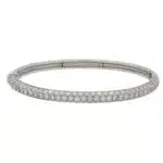 Vintage Tiffany & Co. 'Etoile' Diamond Hinged Bangle