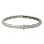 Vintage Tiffany & Co. 'Etoile' Diamond Hinged Bangle