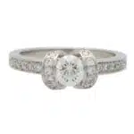 Vintage Certified Tiffany & Co. Diamond Ring
