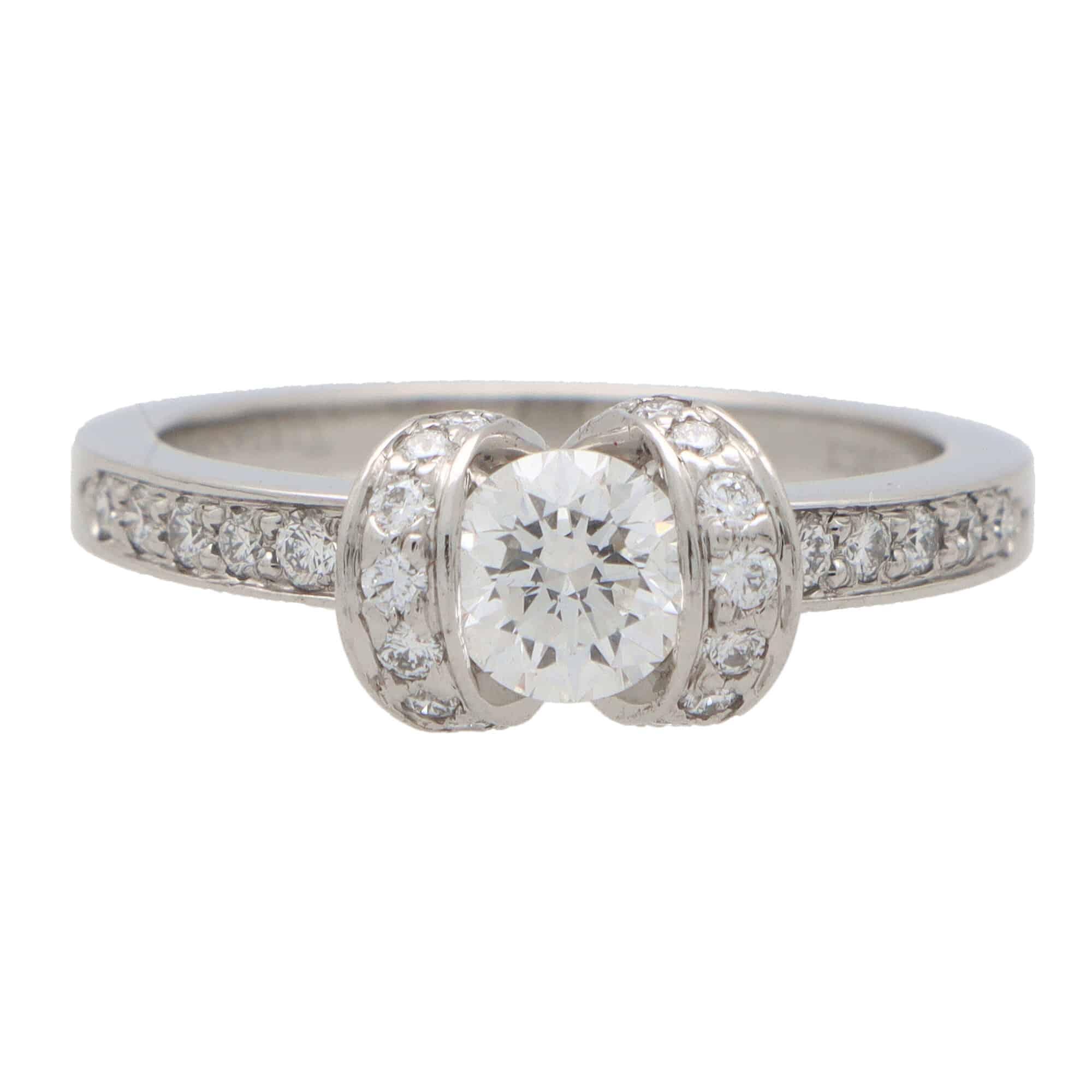 Vintage Certified Tiffany & Co. Diamond Ring at Susannah Lovis Jewellers