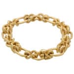 Vintage Boucheron Infinity Knot Chunky Chain Bracelet