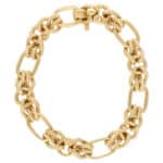 Vintage Boucheron Infinity Knot Chunky Chain Bracelet