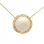 Vintage Mabe Pearl Pendant
