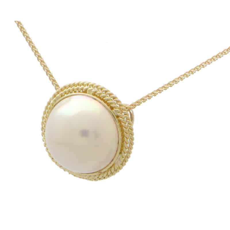 Vintage Mabe Pearl Pendant