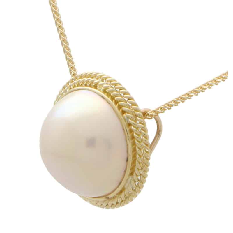 Vintage Mabe Pearl Pendant