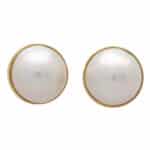 Vintage Mabe Pearl Earrings