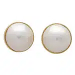 Vintage Mabe Pearl Earrings