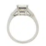 Certified Emerald Cut Diamond Ring