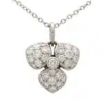 Vintage Tiffany & Co. Petals Diamond Pendant