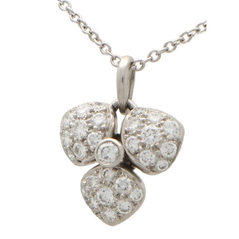 Vintage Tiffany & Co. Petals Diamond Pendant