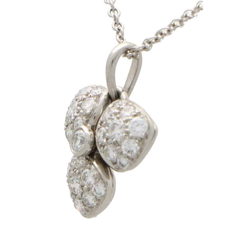 Vintage Tiffany & Co. Petals Diamond Pendant