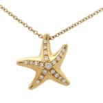 Vintage Elsa Peretti for Tiffany & Co. Diamond Starfish Pendant