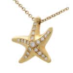 Vintage Elsa Peretti for Tiffany & Co. Diamond Starfish Pendant