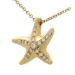 Vintage Elsa Peretti for Tiffany & Co. Diamond Starfish Pendant