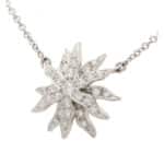 Vintage Tiffany & Co. ‘Lace Sunburst’ Diamond Pendant