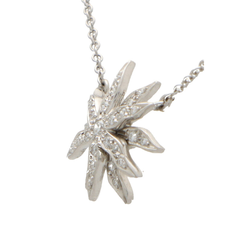 Vintage Tiffany & Co. ‘Lace Sunburst’ Diamond Pendant