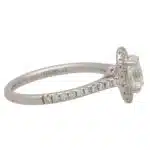 GIA Certified 0.70 Oval Brilliant Cut Diamond Ring