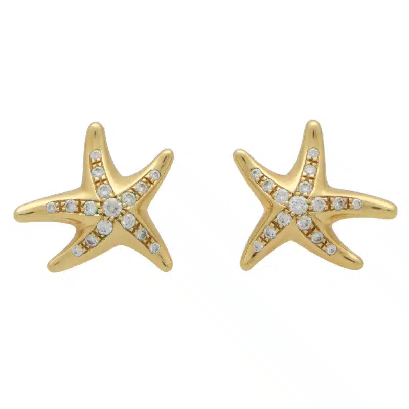 Vintage Elsa Peretti for Tiffany & Co.Diamond Starfish Earrings
