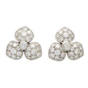 Vintage Tiffany & Co. Petals Diamond Earrings