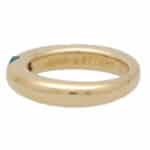 Vintage Cartier Ellipse Emerald Band Ring