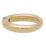 Vintage Cartier Ellipse Emerald Band Ring