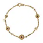 Vintage Asprey 167 Buttons Amethyst Bracelet