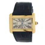 Vintage Cartier Divan Wristwatch in 18k Yellow Gold