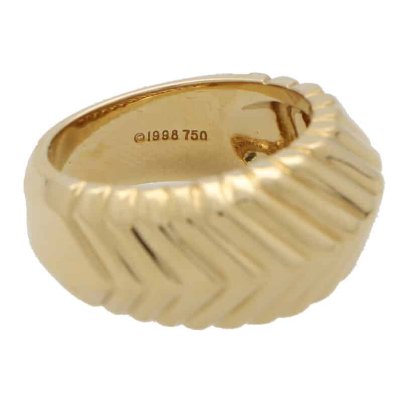 Vintage Tiffany & Co. 'Cordis' Chevron Ring