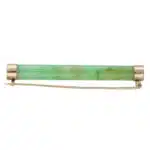 Jade Bar Brooch